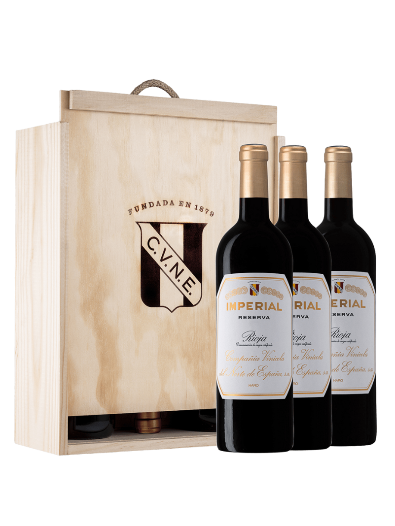 Estuche Triple Cune Imperial Reserva 2019